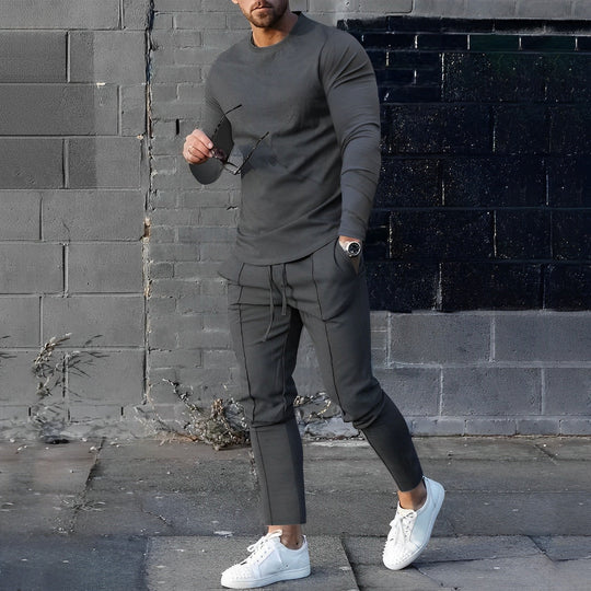 Stilvolles Set aus Pullover und Hose Herren - Tyler 4