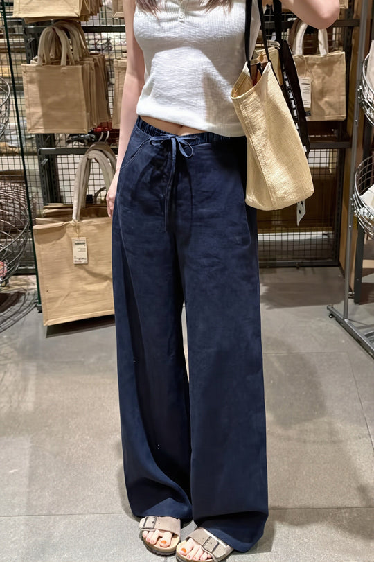 Straight Leg Hose Damen | Hohe Taille & Lockere Passform