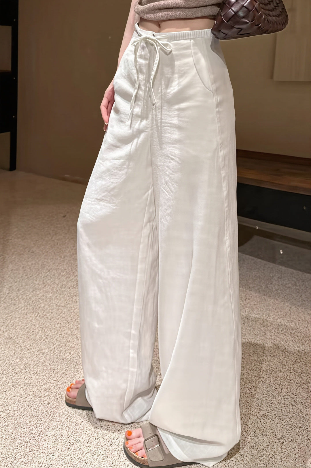 Straight Leg Hose Damen | Hohe Taille & Lockere Passform