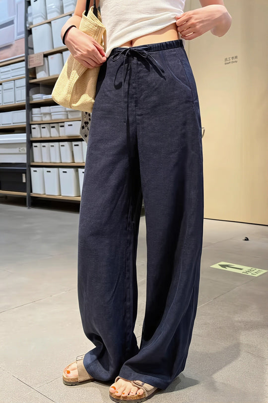 Straight Leg Hose Damen | Hohe Taille & Lockere Passform