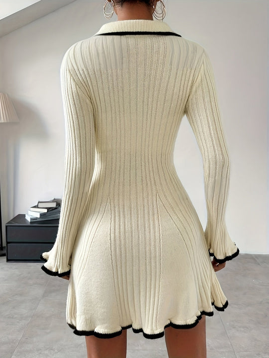 Strick-Minikleid Damen für Jede Jahreszeit - Christine 3