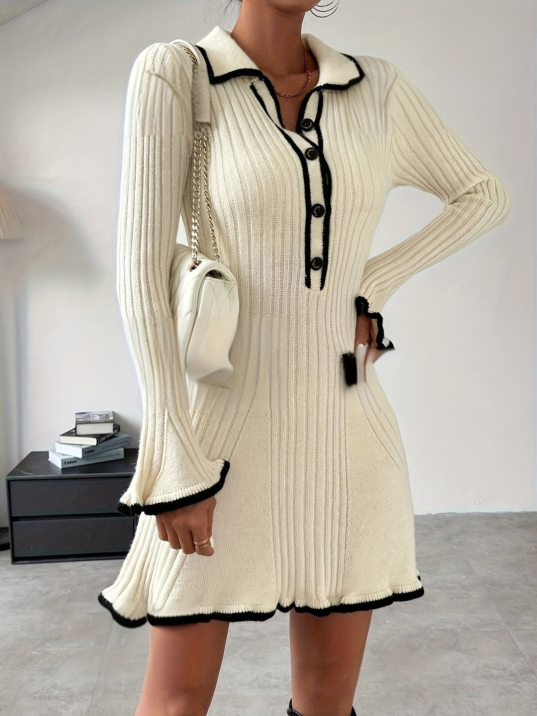 Strick-Minikleid Damen für Jede Jahreszeit - Christine 5
