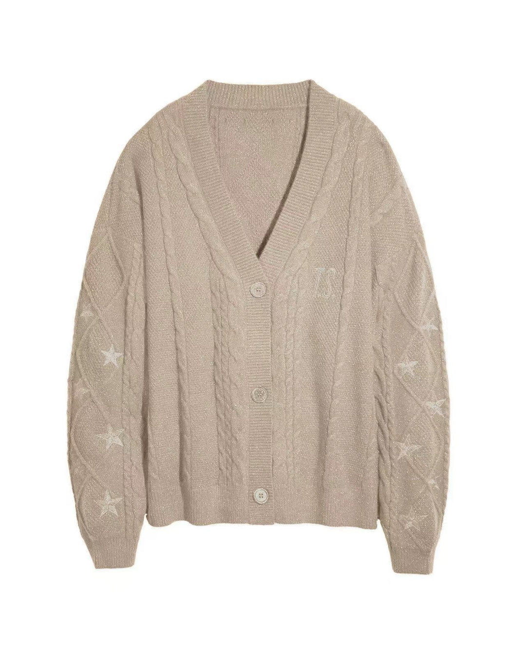Damen-Cardigan mit Zopfmuster für stilvolle Alltagslooks