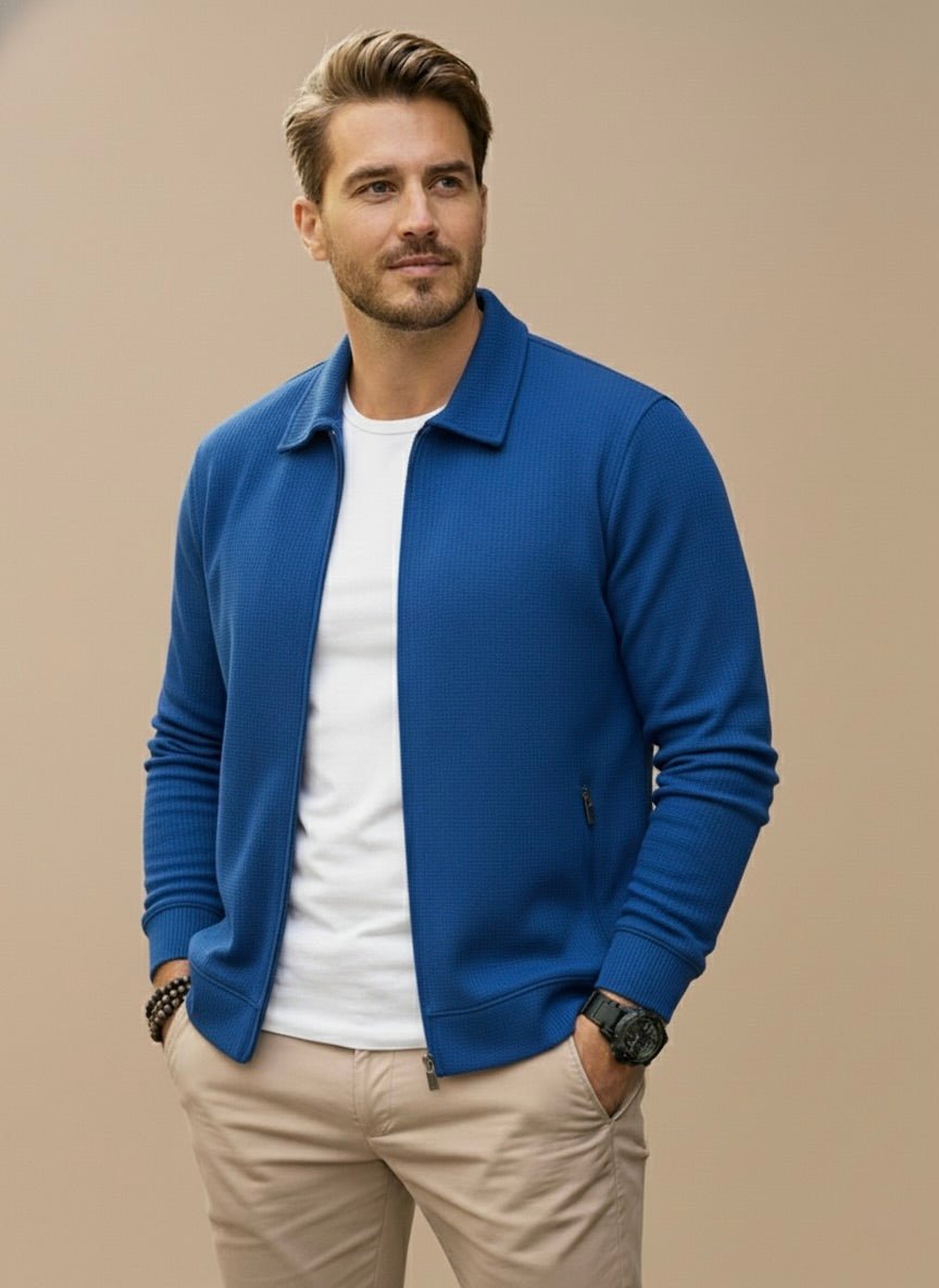 Strickjacke Herren | Reißverschluss & Stehkragen