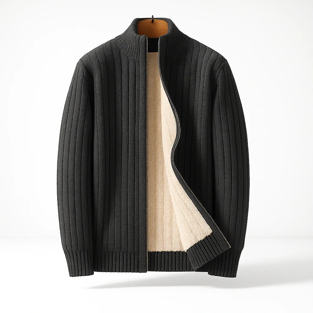 Strickjacke Herren | Reißverschluss & Wärmend