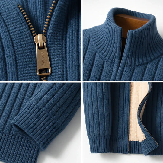 Strickjacke Herren | Reißverschluss & Wärmend
