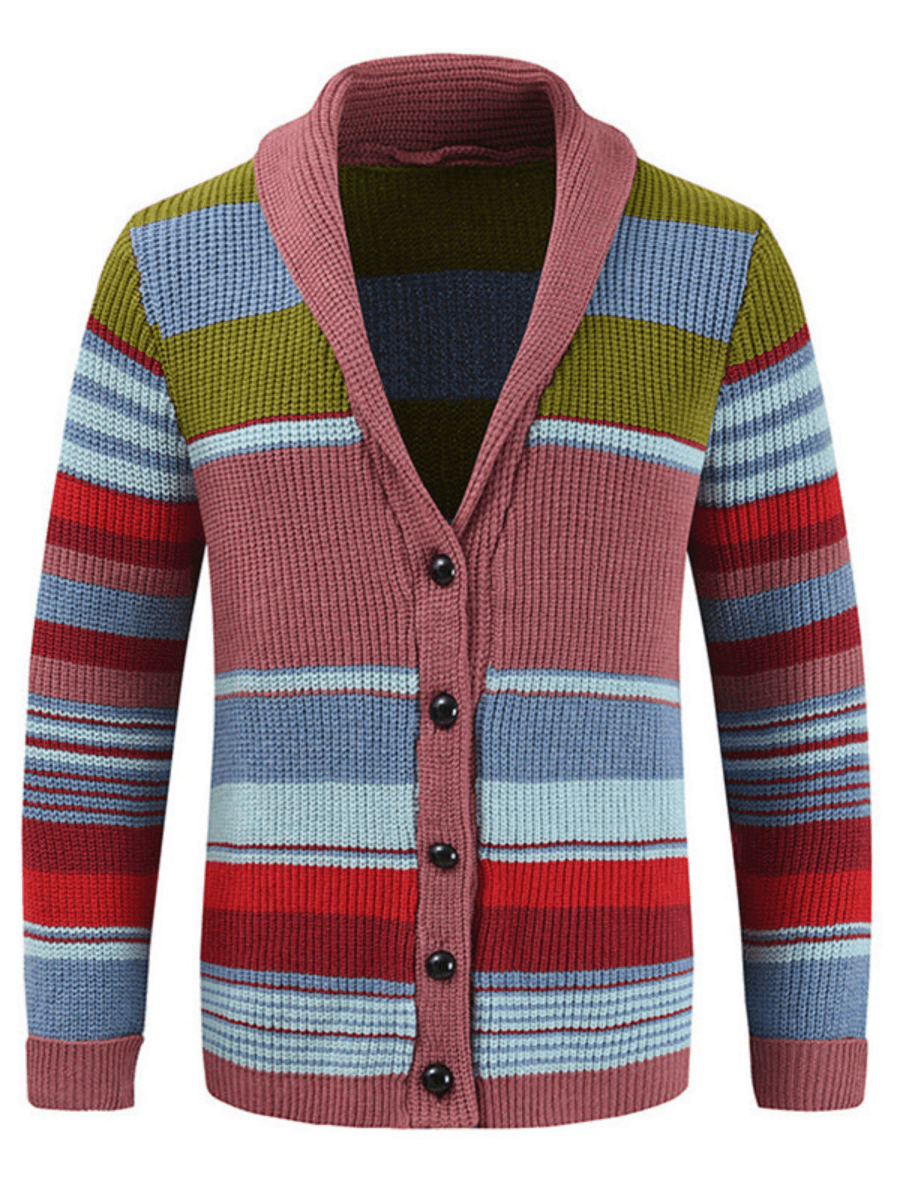 Strickjacke Herren | Revers-Design 4