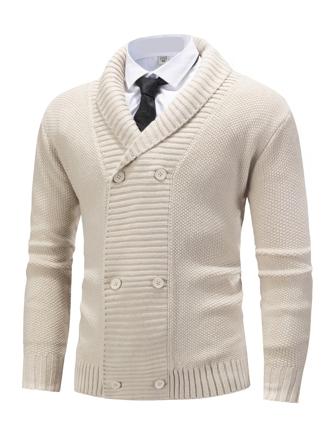 Strickjacke Herren | Rippenmuster & Bequemer Schnitt