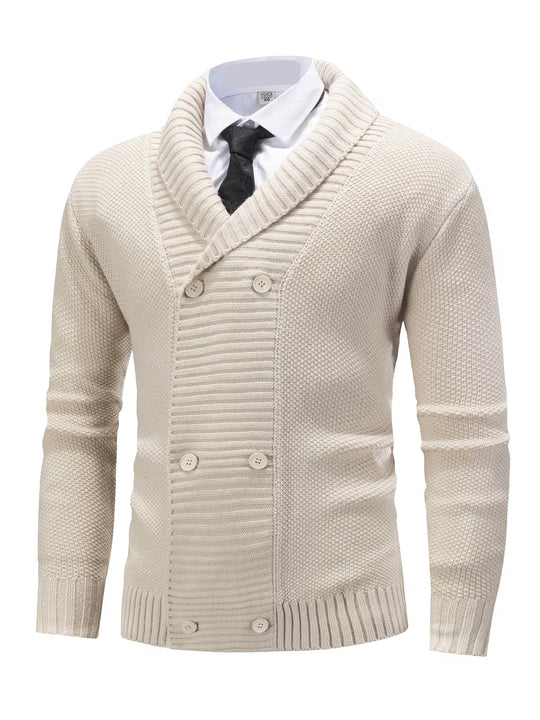 Strickjacke Herren | Rippenmuster & Bequemer Schnitt