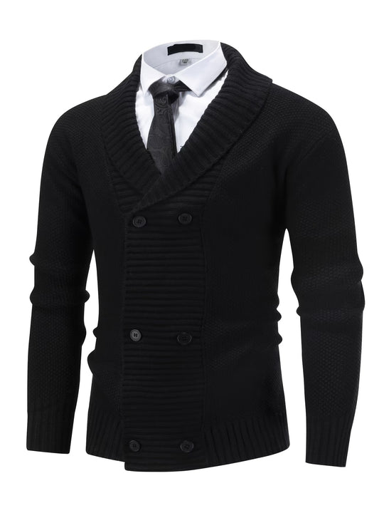 Strickjacke Herren | Rippenmuster & Bequemer Schnitt