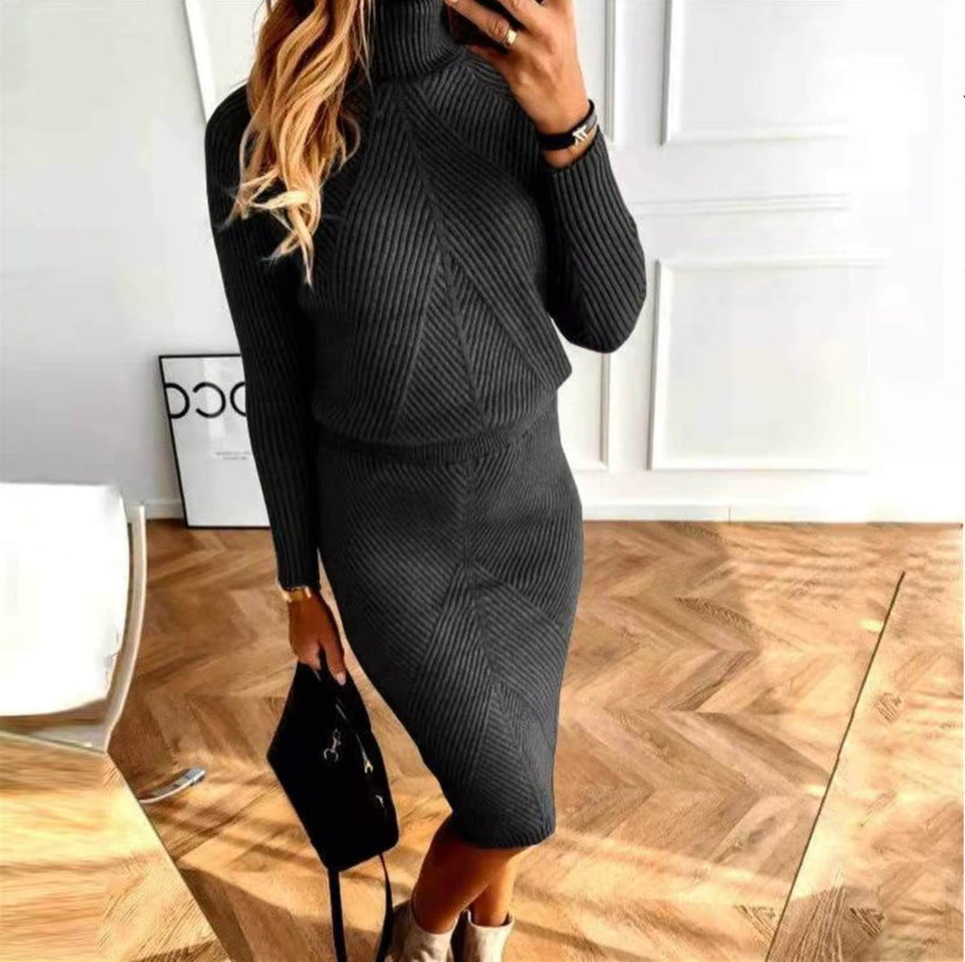 Strickkleid Damen | Midi-Länge & Rollkragen 5