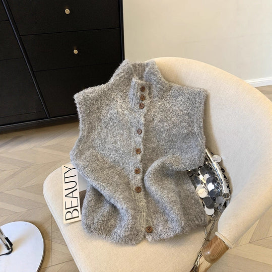 Strickweste Damen | Elegante Knöpfe & Weicher Strick