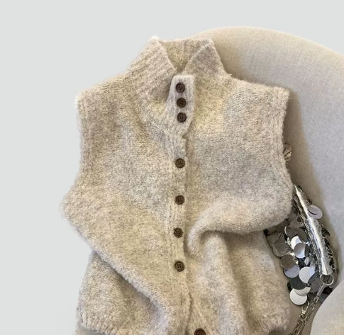 Strickweste Damen | Elegante Knöpfe & Weicher Strick