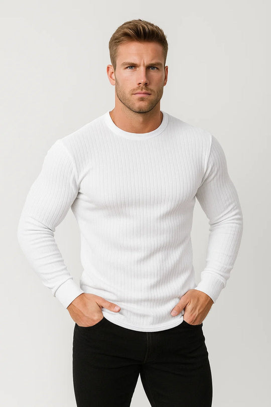 Sweater Heren | Slim Fit & Geribd Comfort