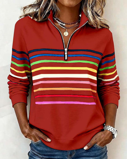 Sweatshirt Dames | Gestreept & Comfortabel 10