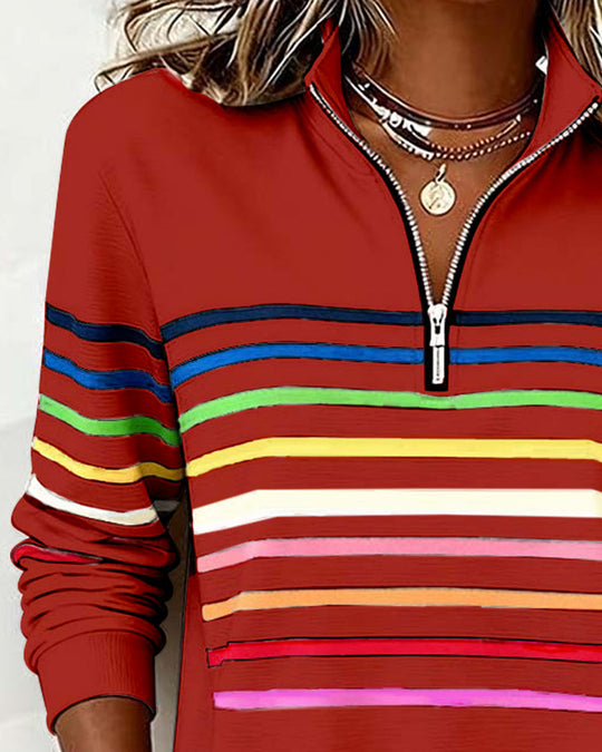 Sweatshirt Dames | Gestreept & Comfortabel 11