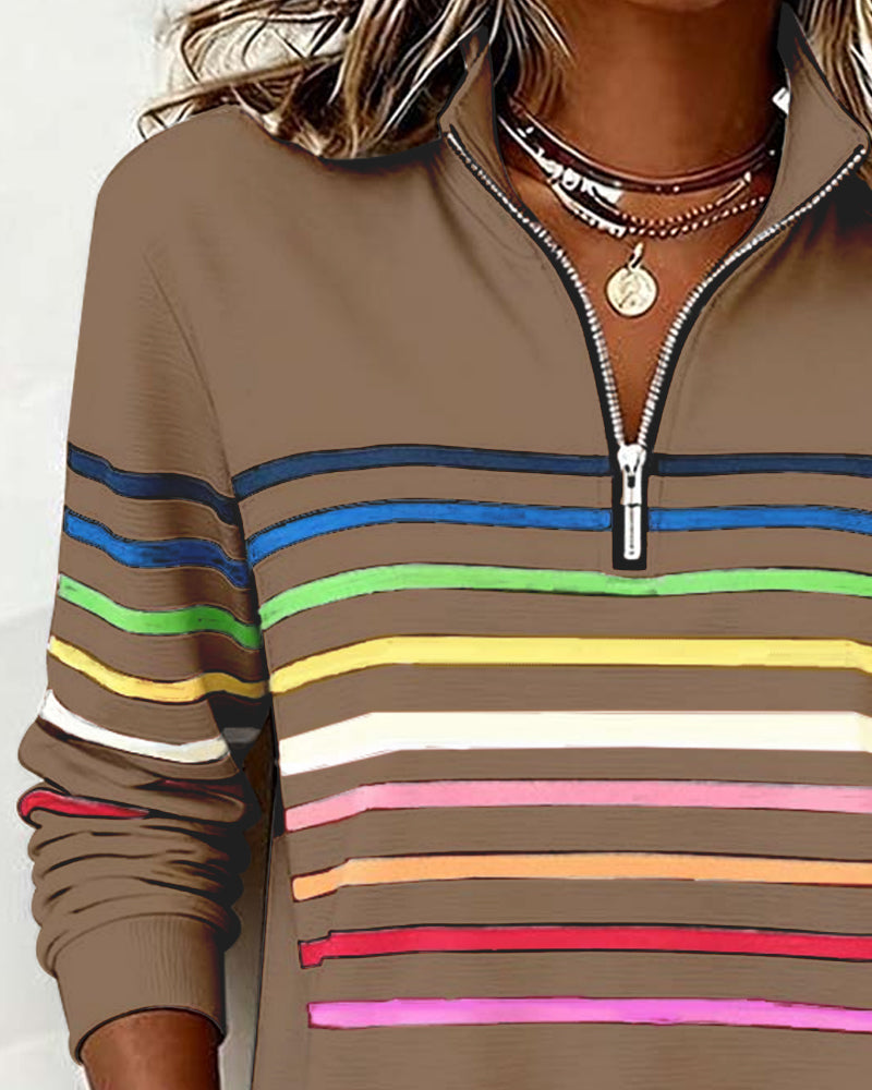 Sweatshirt Dames | Gestreept & Comfortabel 14