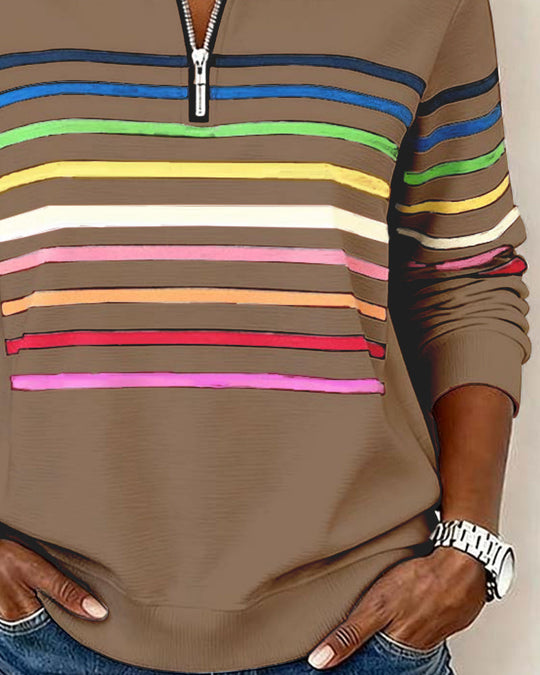 Sweatshirt Dames | Gestreept & Comfortabel 15