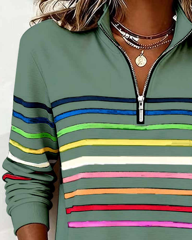 Sweatshirt Dames | Gestreept & Comfortabel 17