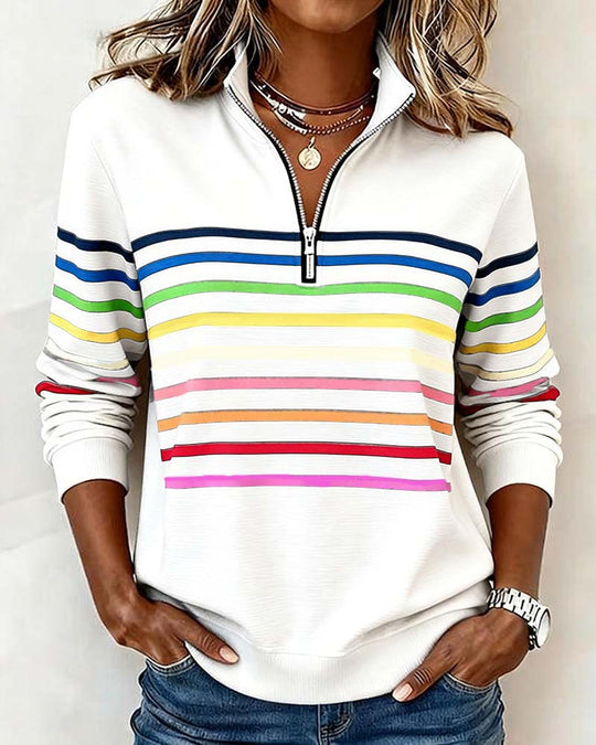 Sweatshirt Dames | Gestreept & Comfortabel 7