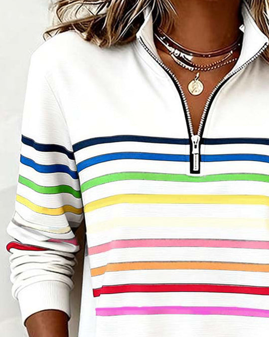 Sweatshirt Dames | Gestreept & Comfortabel 8