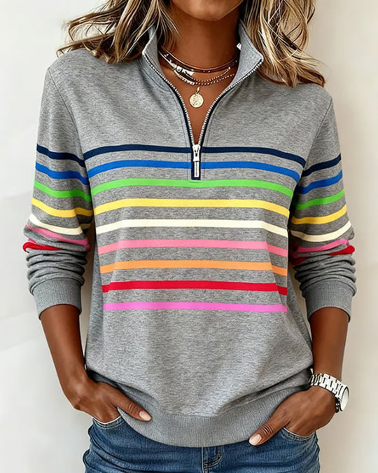 Sweatshirt Dames | Gestreept & Comfortabel 1