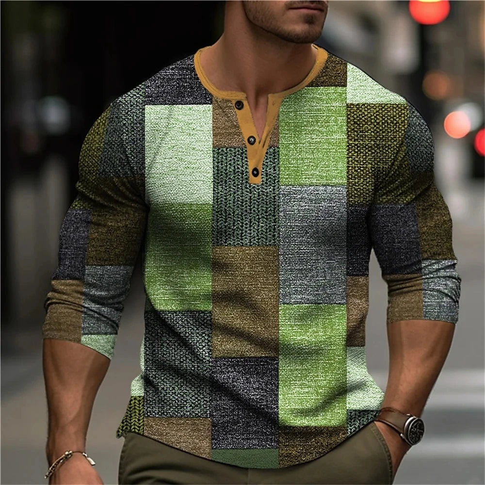 Sweatshirt Kleurrijk | Karaktervol Patchwork Design & Comfort Fit