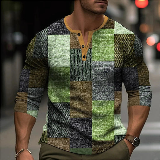Sweatshirt Kleurrijk | Karaktervol Patchwork Design & Comfort Fit