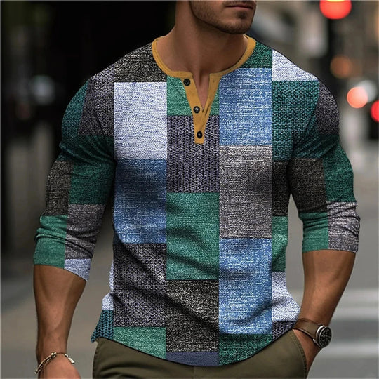 Sweatshirt Kleurrijk | Karaktervol Patchwork Design & Comfort Fit