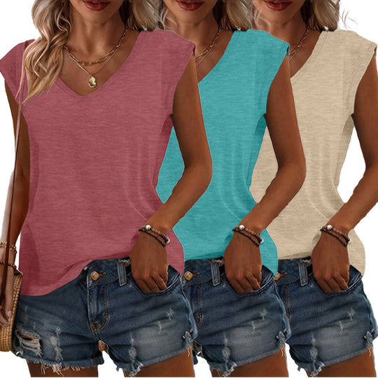 3-Delige Dames T-Shirt Set – Voor Elke Dag in Stijl 11
