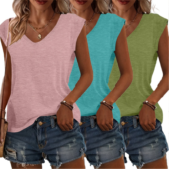 3-Delige Dames T-Shirt Set – Voor Elke Dag in Stijl 10