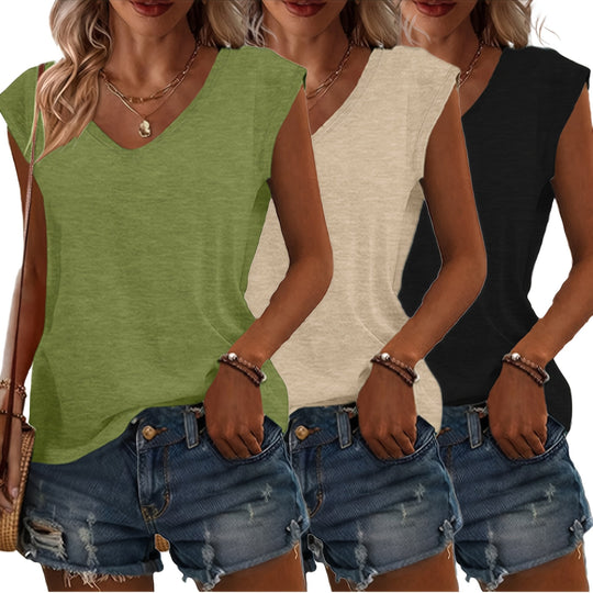 3-Delige Dames T-Shirt Set – Voor Elke Dag in Stijl 16