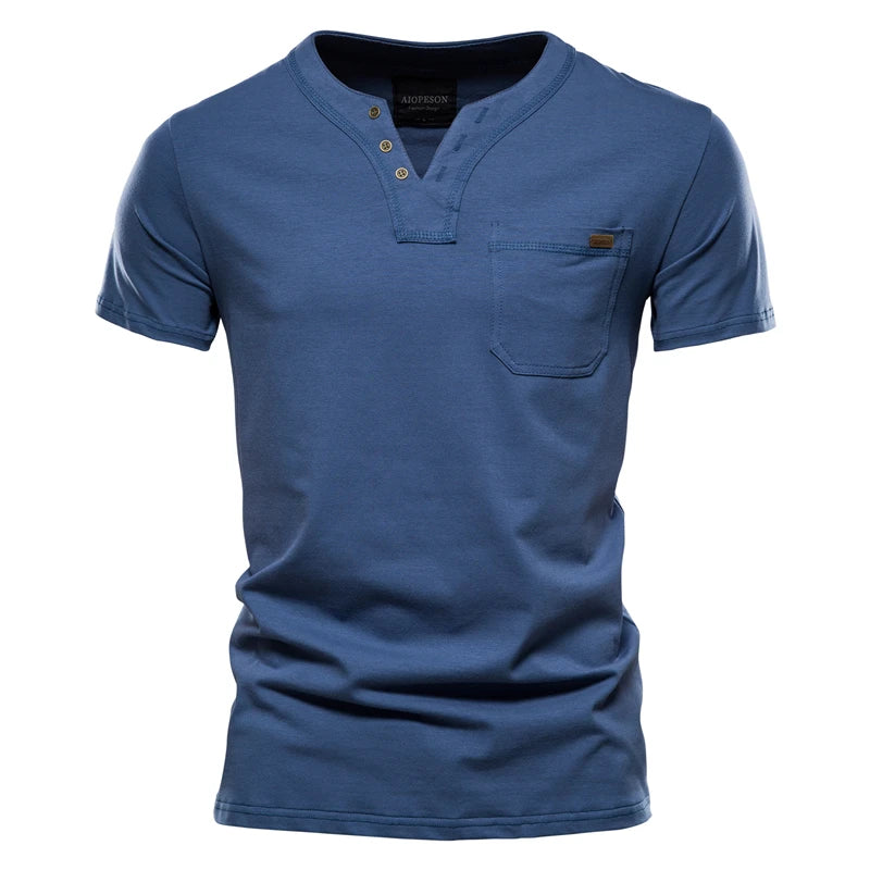T-shirt Heren | Licht Katoen Slim Fit