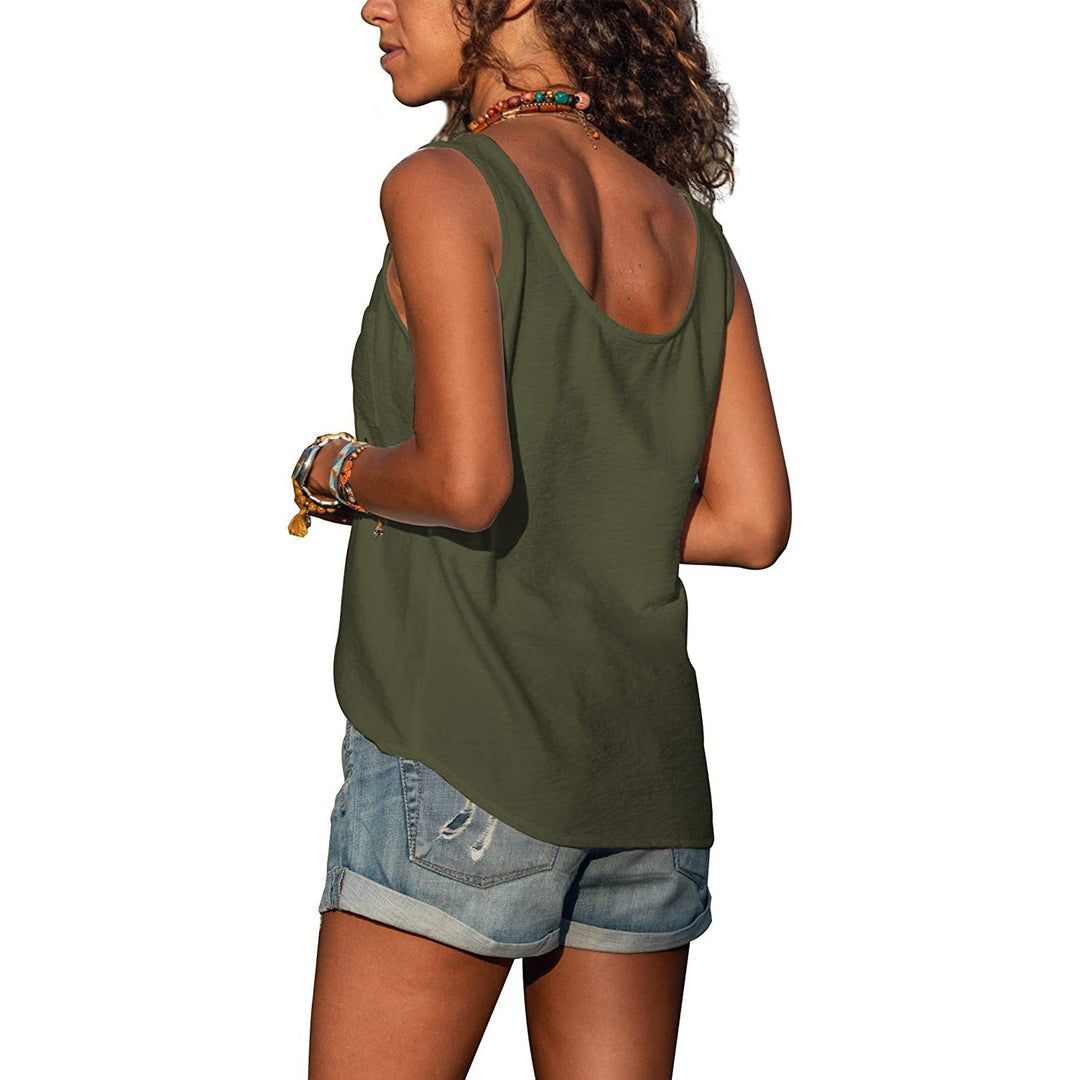 Tanktop | Knopensluiting & Luchtig Draagcomfort
