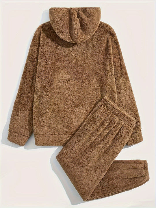 Teddy_Pyjama_Heren_Joggingbroek_Trui_Warm_Comfortabel_Victoria_Mae