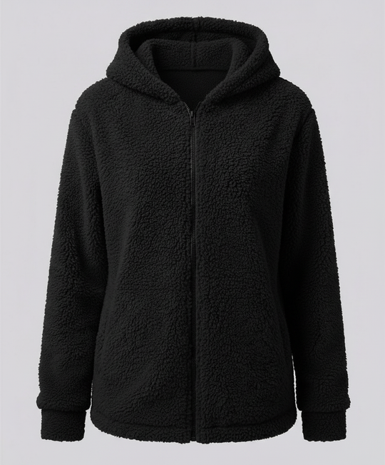 Teddy Fleece Jacke Damen | Warme Freizeitjacke 7