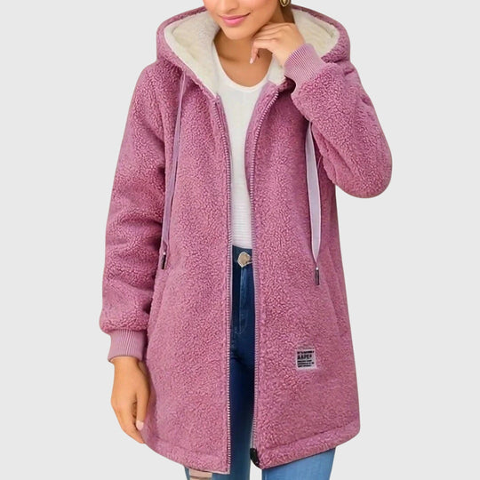 Teddymantel Damen | Kapuze & Warme Wärme 4