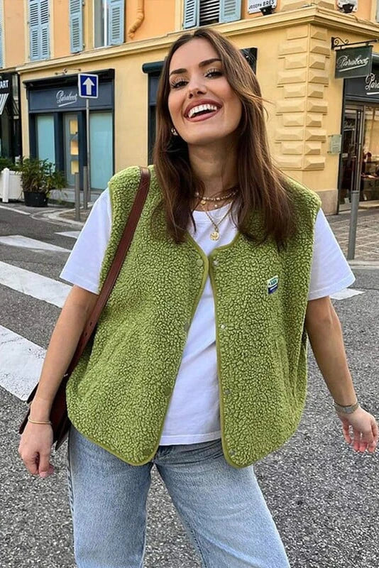 Teddyvest Dames | Mouwloos & Warm 7