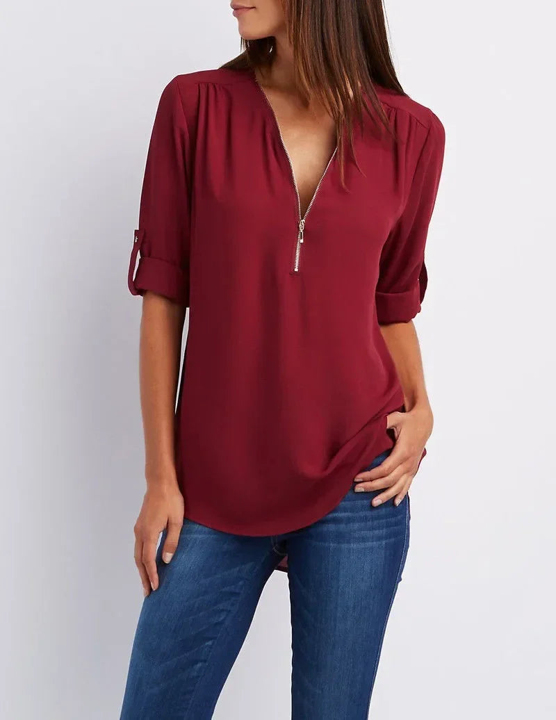 Top Dames | Ritsdetail & Moeiteloze Stijl
