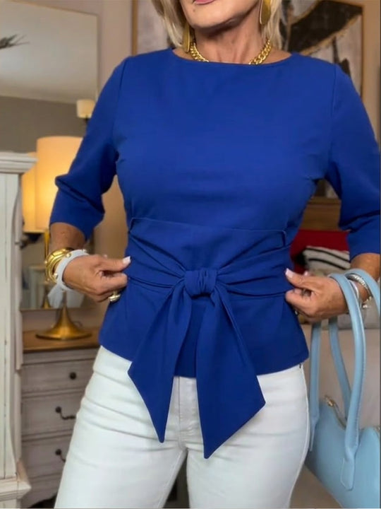 Tops Korte Mouw | Tailleknopen & Flatterend Silhouet