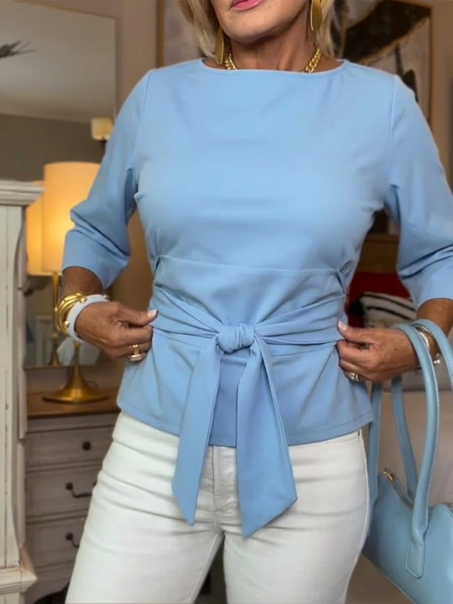 Tops Korte Mouw | Tailleknopen & Flatterend Silhouet