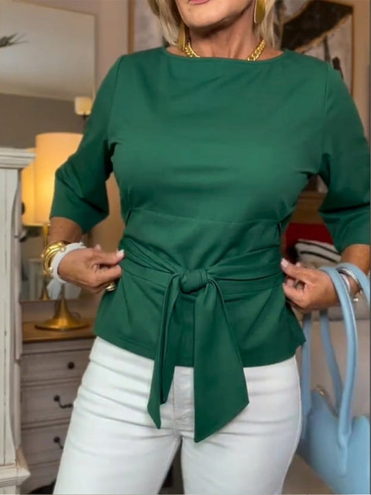 Tops Korte Mouw | Tailleknopen & Flatterend Silhouet