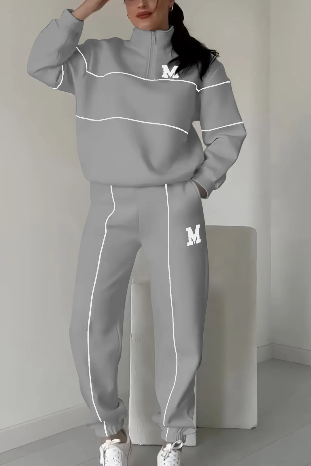 Trainingspak Dames | Half-Zip & Comfortabele Pasvorm 3