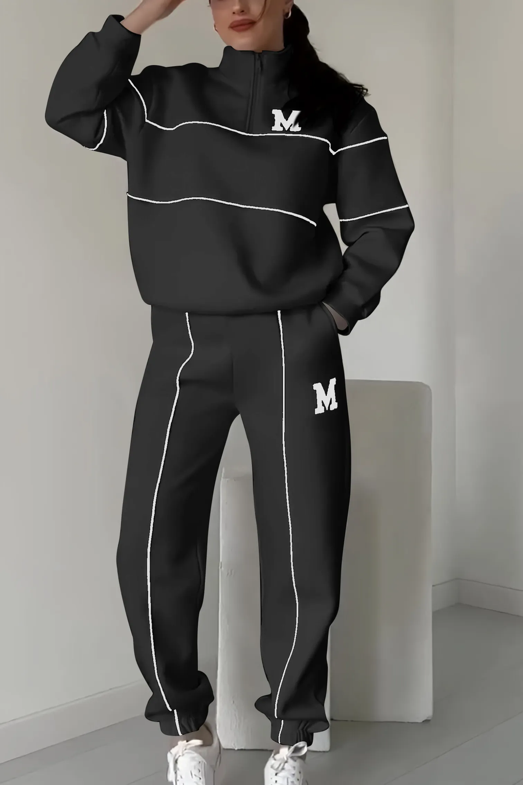 Trainingspak Dames | Half-Zip & Comfortabele Pasvorm 6