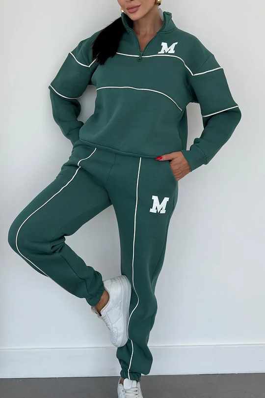 Trainingspak Dames | Half-Zip & Comfortabele Pasvorm 8