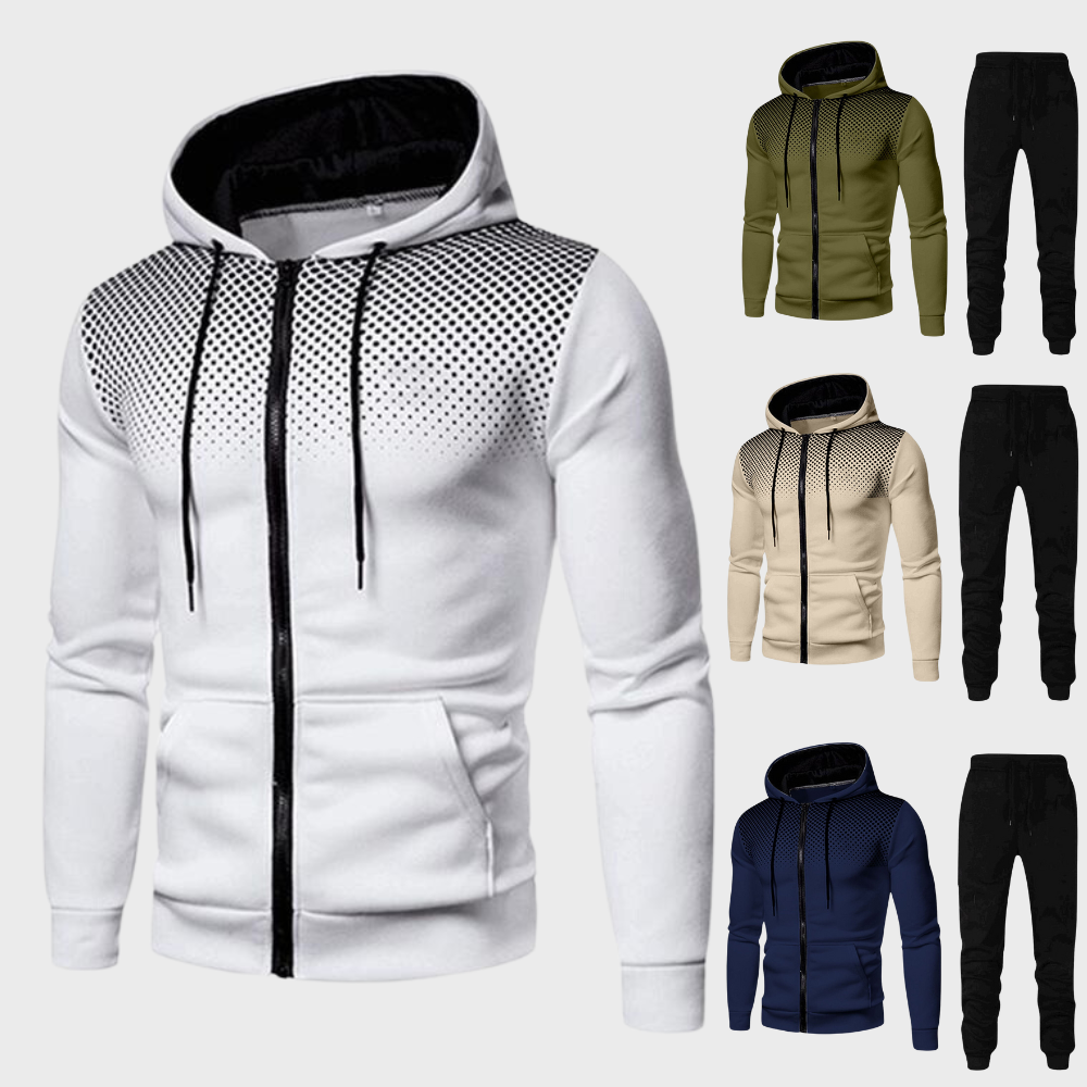 Trainingsanzug Herren | Jogginganzug | Atmungsaktiver Komfort & Funktionstaschen