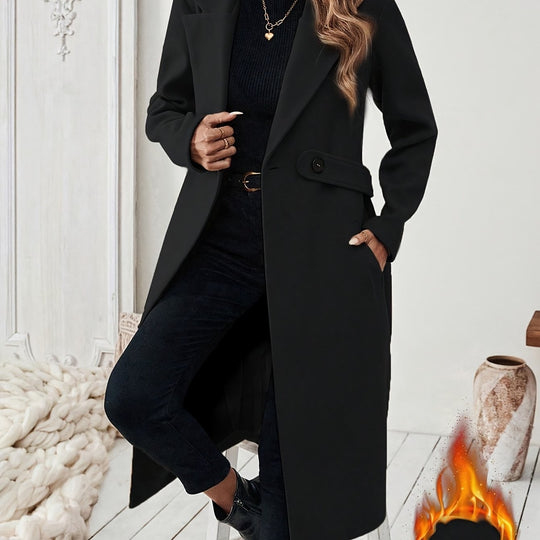 Trenchcoat Damen | Lange H-Silhouette & Verstellbarer Taillengürtel 6