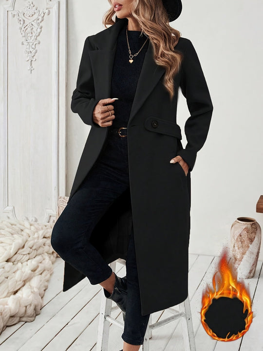 Trenchcoat Damen | Lange H-Silhouette & Verstellbarer Taillengürtel 7