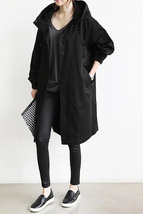 Trenchcoat Dames met Capuchon | Oversized & Lichtgewicht