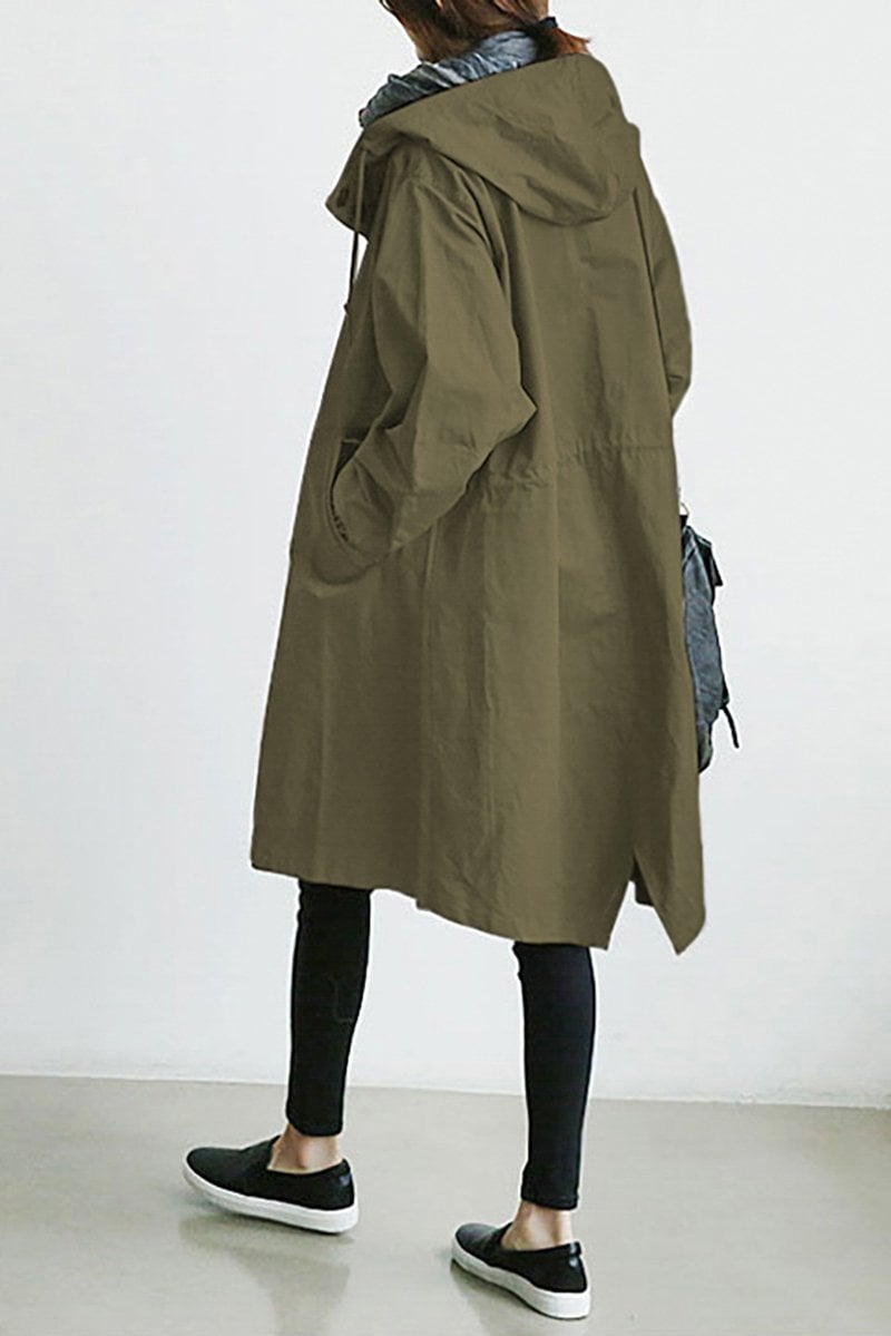 Trenchcoat Dames met Capuchon | Oversized & Lichtgewicht